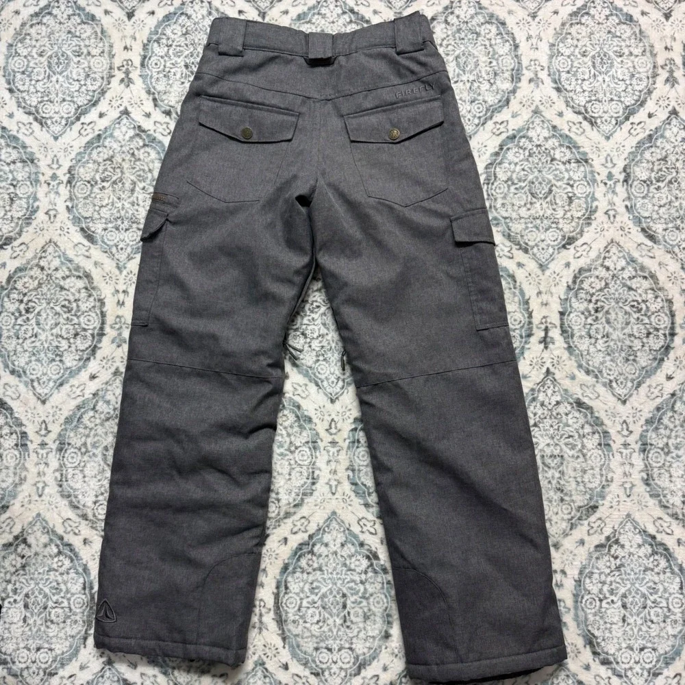 Firefly Aquabase Snow‎ Pants Grey Snow boarding Skiing  Cargo Lined